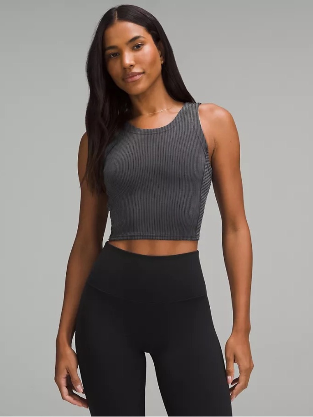 Lululemon Ribbed Softstreme Cropped Tank Top